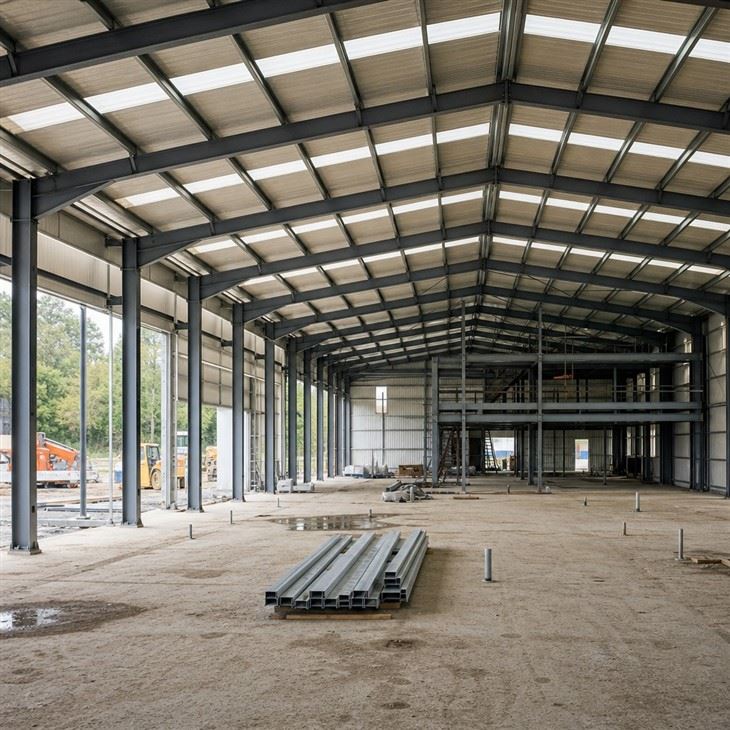 Metal Frame Structure Buildings factory